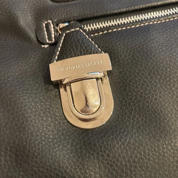 Victoria's Secret Black Tote with Silver Details - Picture 4 of 4